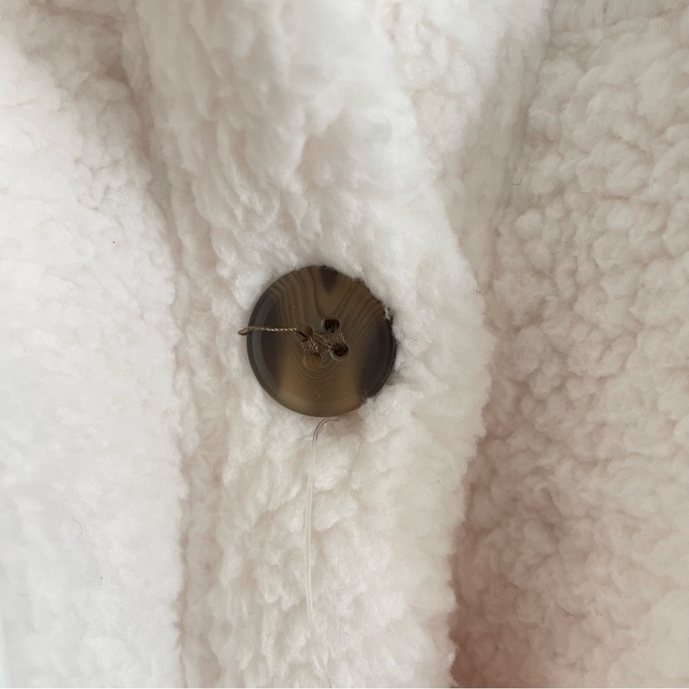 $15 SALE Shacket NWT Cream Off-White Fuzzy Jacket XL/XXL Outdoor by 32 Degrees - Picture 5 of 10